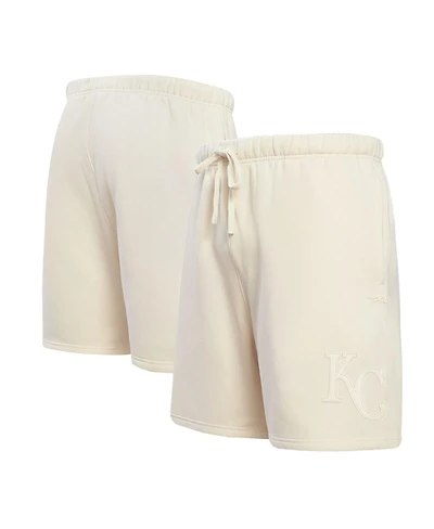 Pro Standard Men's Cream Kansas City Royals Neutral Fleece Shorts