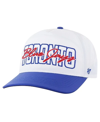 '47 Brand Men's White Toronto Blue Jays Lineman Hitch Adjustable Hat