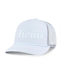 '47 Brand Men's Light Blue Minnesota Twins Foundation Script Hitch Adjustable Trucker Hat