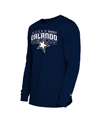 New Era Men's Navy Orlando Magic 2024/25 City Edition Long Sleeve T-Shirt