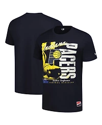 New Era Men's Navy Indiana Pacers Distressed Throwback Vintage Color Pack T-Shirt