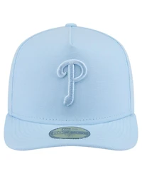 New Era Men's Light Blue Philadelphia Phillies Color Pack A-Frame 59FIFTY Fitted Hat