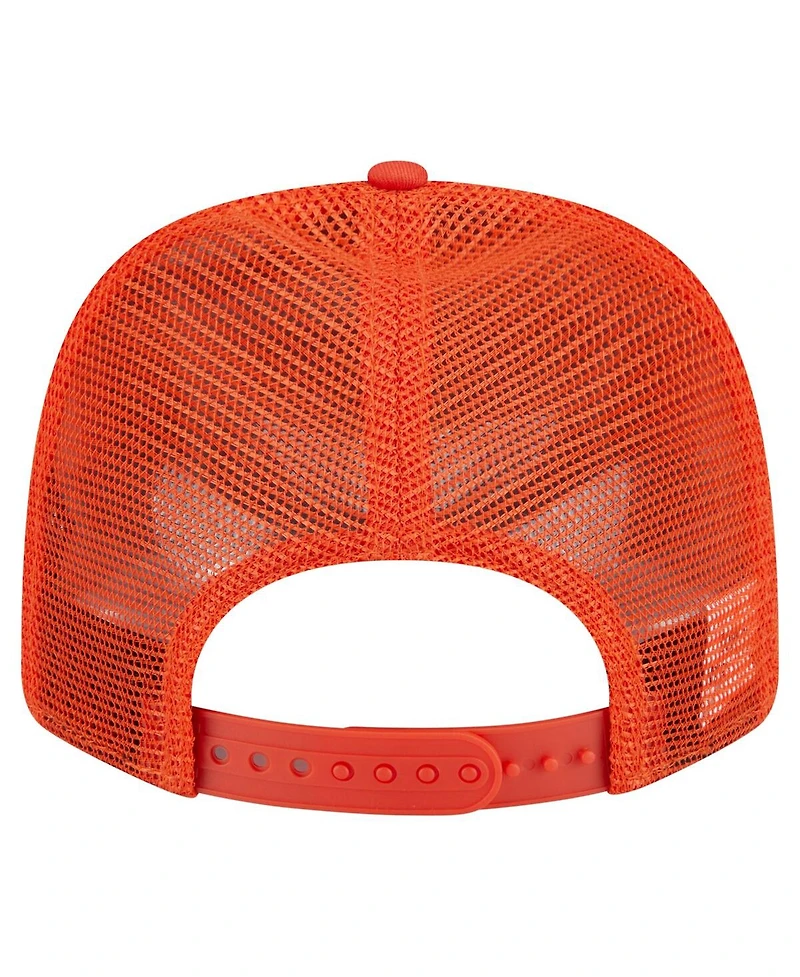 New Era Men's Orange Oklahoma State Cowboys Primary 9SEVENTY Trucker Stretch-Snap Hat