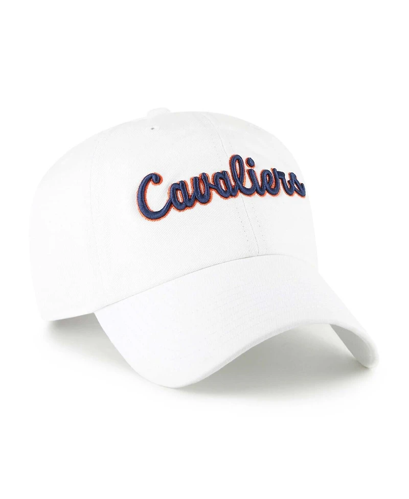 '47 Brand Men's White Virginia Cavaliers Vault Clean Up Adjustable Hat
