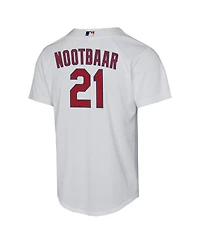 Nike Big Boys and Girls Lars Nootbaar White St. Louis Cardinals Home Replica Player Jersey