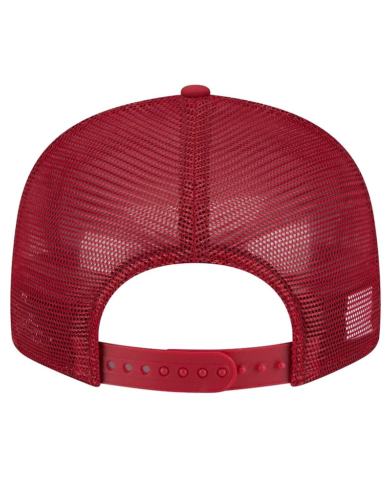 New Era Men's Cardinal Usc Trojans Split Panel 9FIFTY Snapback Trucker Hat