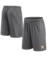 Fanatics Men's Gray Houston Astros Primary Logo Shorts