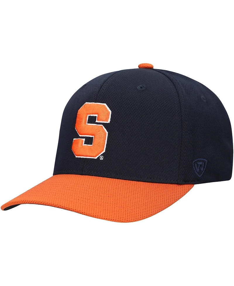 Top of the World Men's Navy Syracuse Orange Reflex Two-Tone Flex Hat