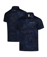 Puma Big Boys and Girls Navy The Players Mattr Volition Camo Polo Shirt