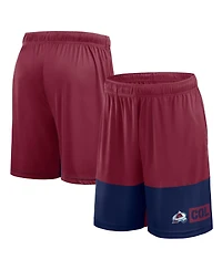 Logo Athletic Men's Burgundy Colorado Avalanche Best of the Shorts