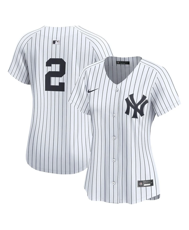 Nike Women's Derek Jeter White New York Yankees Home Limited Player Jersey