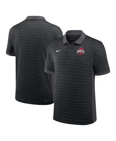Nike Men's Ohio State Buckeyes 2025 Early Season Coaches Sideline Victory Stripe Performance Polo Shirt