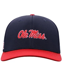 Top of the World Men's Navy/Red Ole Miss Rebels Reflex Two-Tone Flex Hat