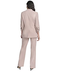 Calvin Klein Petite 3/4-Sleeve One-Button Blazer