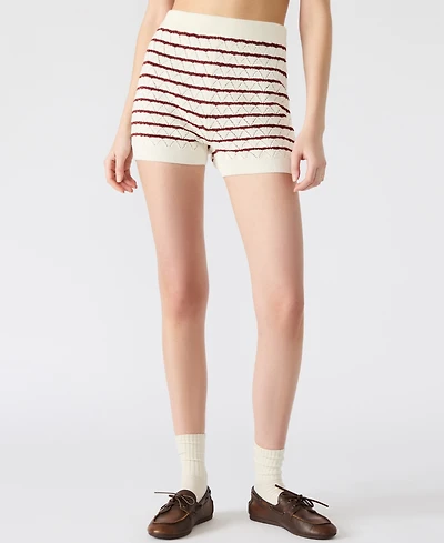 Steve Madden Women's Pull-On Pointelle Shorts