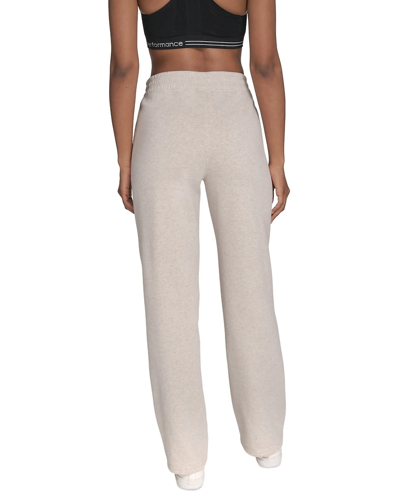 Calvin Klein Performance Women's High-Waist Straight-Leg Sweatpants