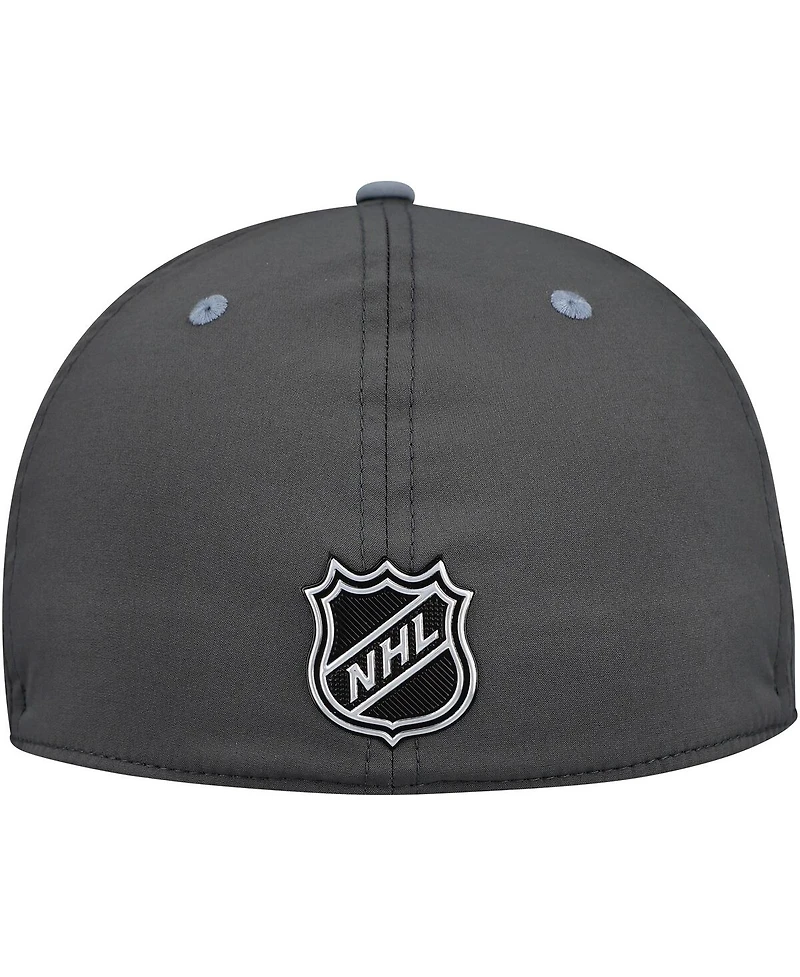 Fanatics Men's Charcoal/Gray Columbus Blue Jackets Authentic Pro Training Camp Flex Hat