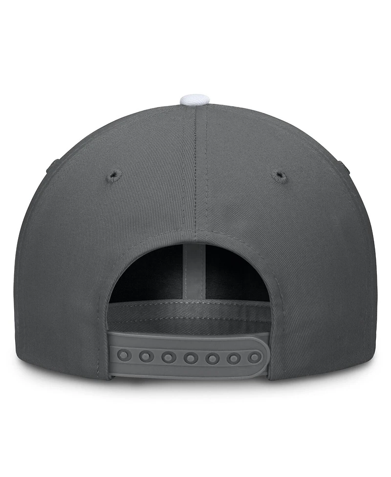 Top of the World Men's White/Gold Wyoming Cowboys Swipe Adjustable Hat