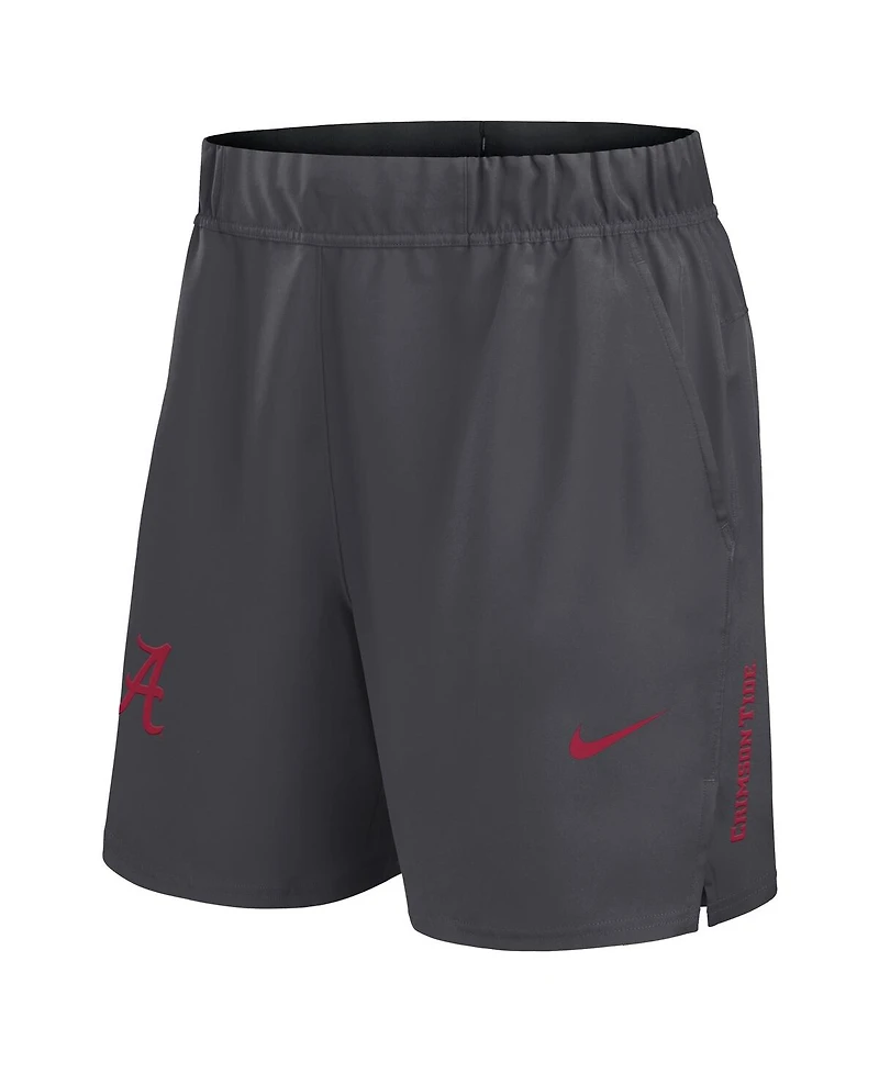 Nike Men's Gray Alabama Crimson Tide Primetime Woven Victory Performance Shorts