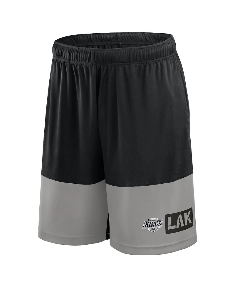 Logo Athletic Men's Black Los Angeles Kings Best of the Shorts