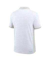 Nike Men's White Clemson Tigers 2025 Early Season Coaches Sideline Victory Stripe Performance Polo Shirt