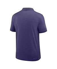 Nike Men's Purple Clemson Tigers 2025 Early Season Coaches Sideline Victory Stripe Performance Polo Shirt