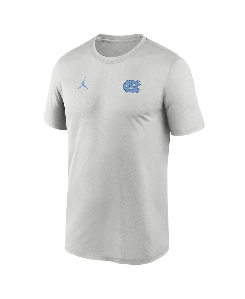 Jordan Men's Carolina North Tar Heels 2025 Sideline Small Logo Legend Performance T-Shirt