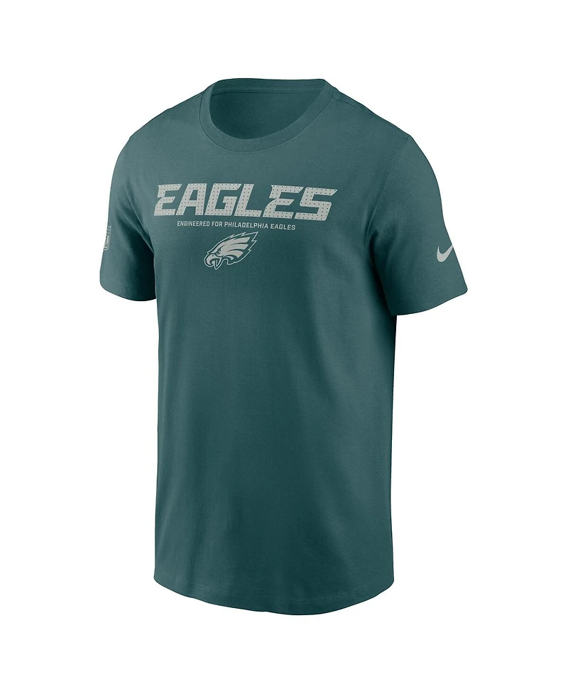Nike Men's Midnight Green Philadelphia Eagles Sideline Performance T-Shirt