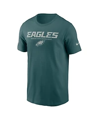 Nike Men's Midnight Green Philadelphia Eagles Sideline Performance T-Shirt