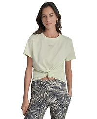 Dkny Women's Studded-Logo T-Shirt