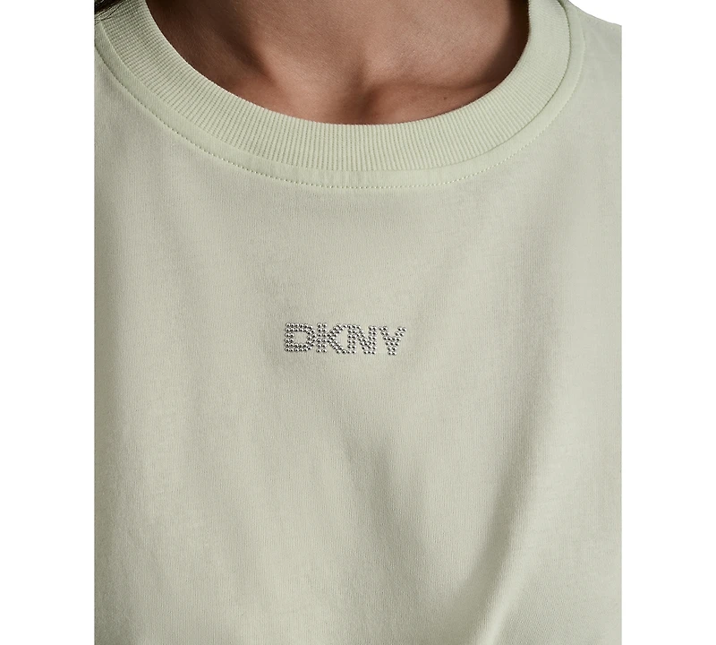 Dkny Women's Studded-Logo T-Shirt