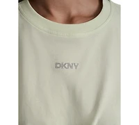 Dkny Women's Studded-Logo T-Shirt
