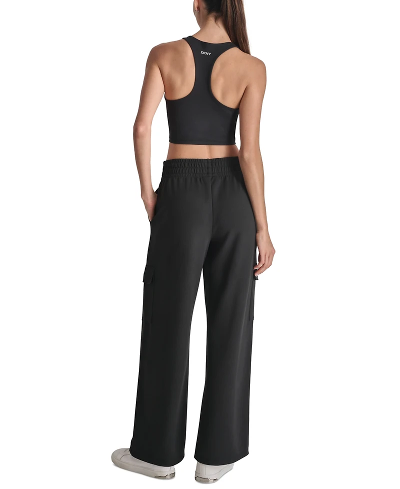 Dkny Sport Women's Highline Scuba Cargo Pants