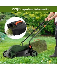 10 Amp 13 Inch Electric Scarifier with Collection Box