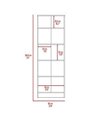 Depot E-shop Dakari Multistorage Double Door Cabinet, Five Shelves
