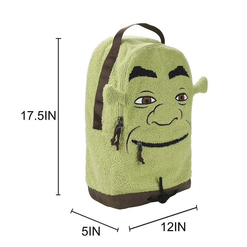 Shrek Character 17.5” Green Backpack