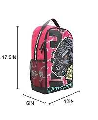 Godzilla Large Graphic 17.5" Pink Backpack