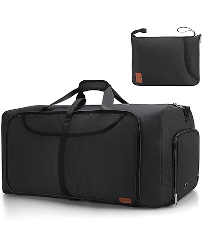 Vs Vogshow 120L Duffle Bag for Travel, Large Foldable Waterproof Travel Duffel Bags Weekender Overnight Bag for Men and Women with Shoe Compartment Ba