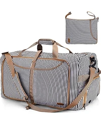 Vs Vogshow 120L Duffle Bag for Travel, Large Foldable Waterproof Travel Duffel Bags Weekender Overnight Men and Women with Shoe Compartment Ba