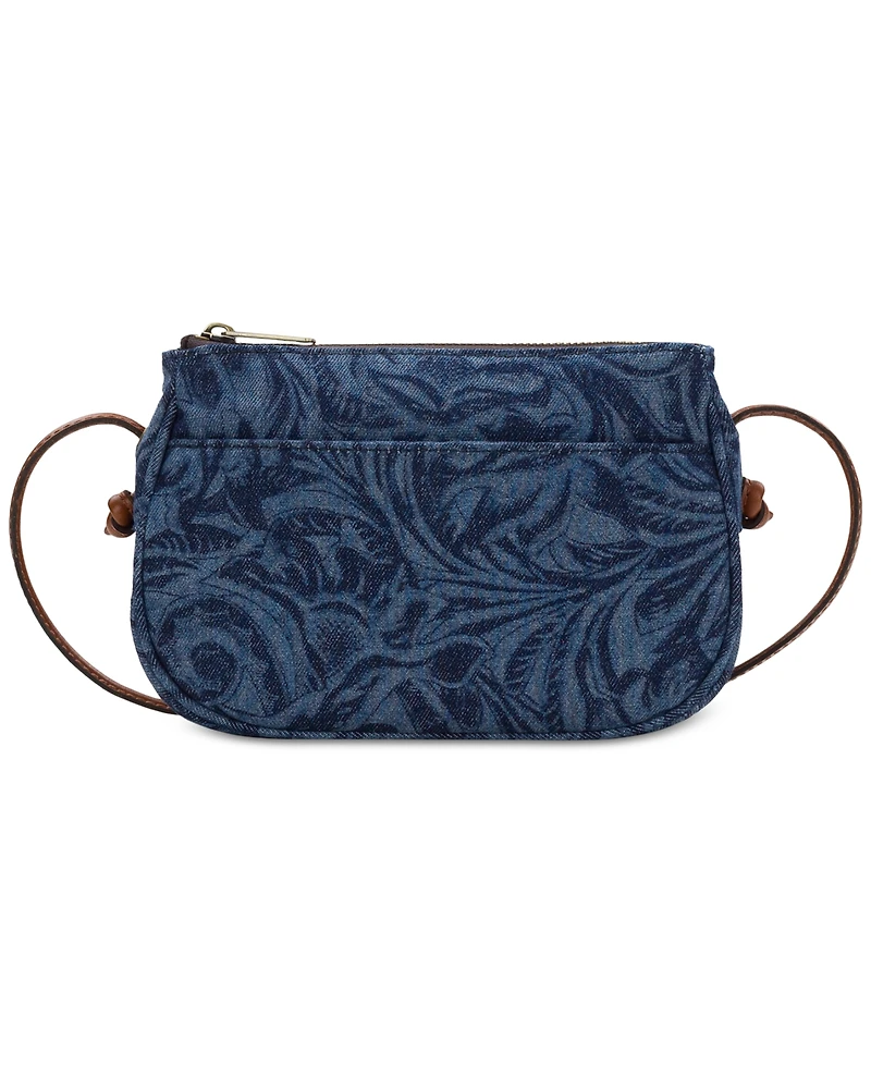 Patricia Nash Bacoli Small Denim Crossbody Bag