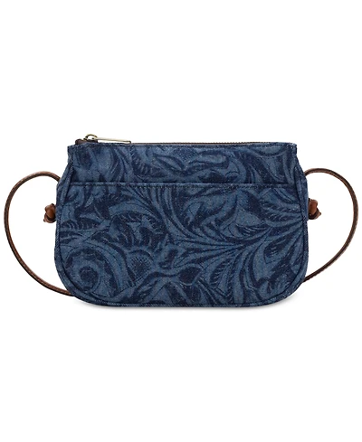 Patricia Nash Bacoli Small Denim Crossbody Bag