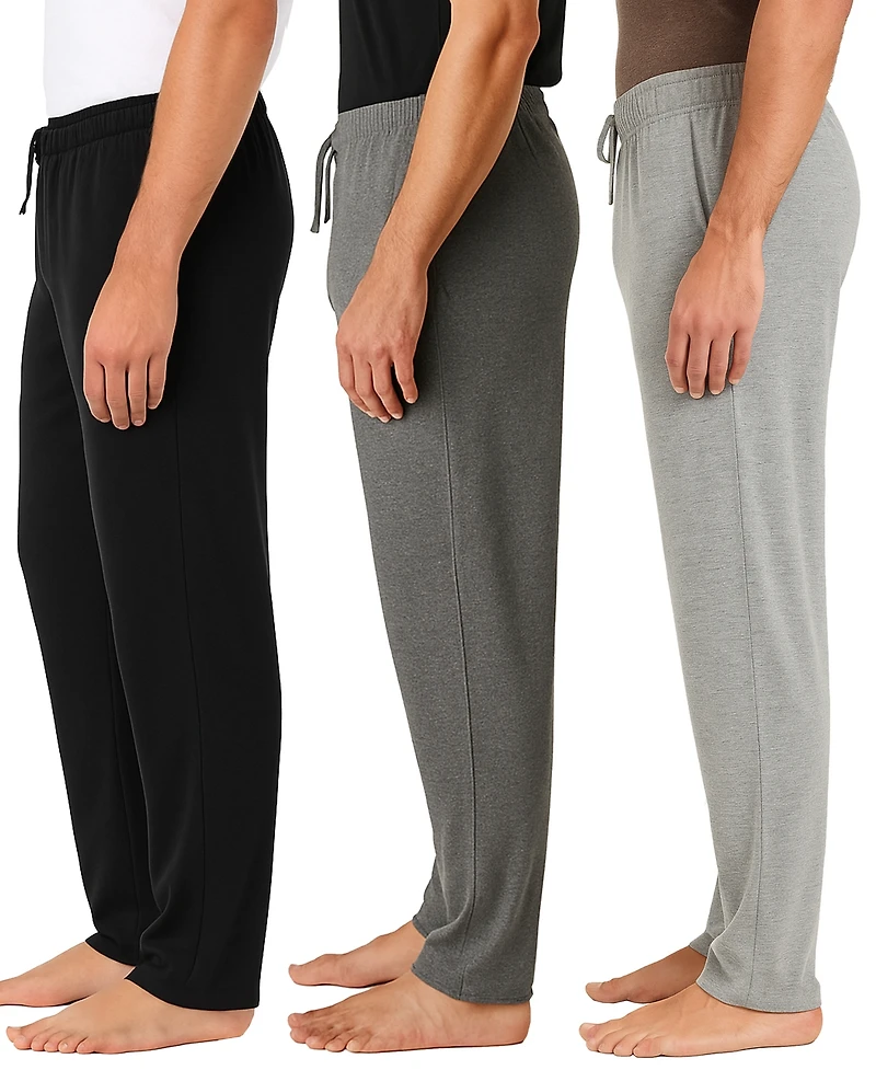Galaxy By Harvic Men's -Pack Modern Fit Classic Lounge Pants