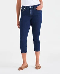 Style & Co Petite Mid Rise Ankle Jeans, Exclusively at Macy's