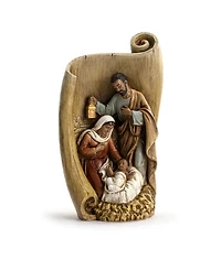 Napco 9.75" African American Holy Family with Scroll