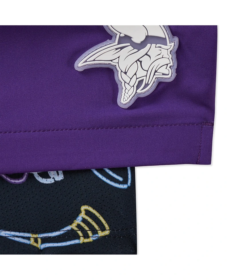 Chubbies Men's 5.5" Purple Minnesota Vikings Lined Classic Swim Trunks