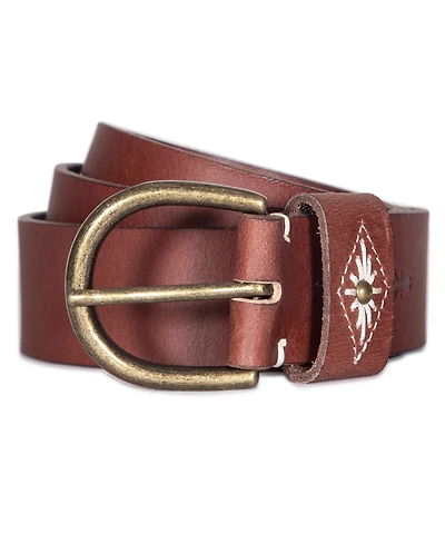 Frye Women's Embroidery On Loop Belt