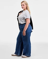 On 34th Trendy Plus High-Rise Wide-Leg Jeans, Macy's Exclusive