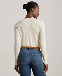 Lauren Ralph Women's Cotton-Blend Sweater
