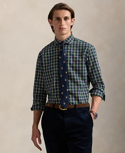 Polo Ralph Lauren Men's Classic-Fit Plaid Poplin Shirt