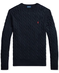 Polo Ralph Lauren Men's Big & Tall Cable-Knit Cotton Sweater